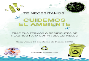 En Coffee 46 cuidamos el planeta contigo 🌍☕